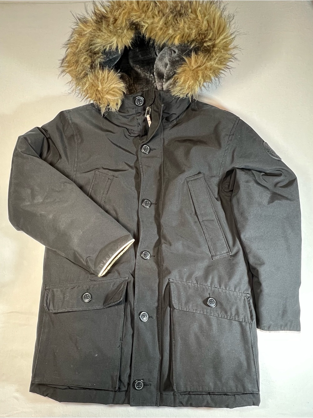 Gap Kids ColdControl Ultra Max Down Parka with Faux Fur Hood Size XL
